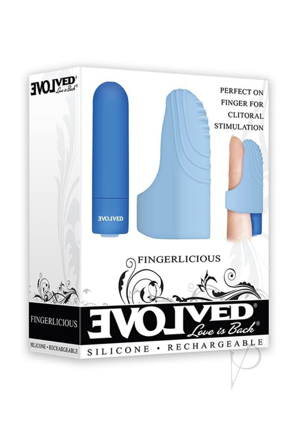 Evolved Love Is Back Fingerlicious Blue Finger Vibrator,Dildos & Vibrators