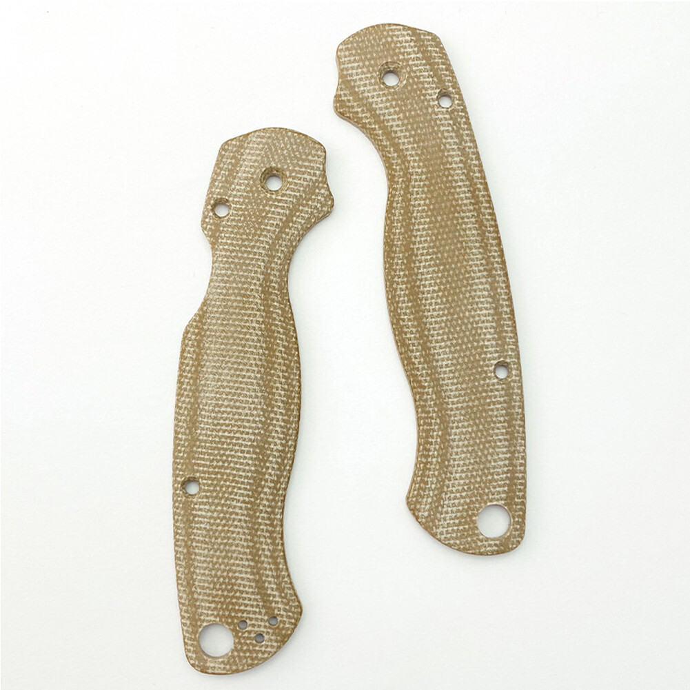 1 Pair Custom Micarta Scales Handle Grips For Spider Spyderco Paramilitary 2 C81
