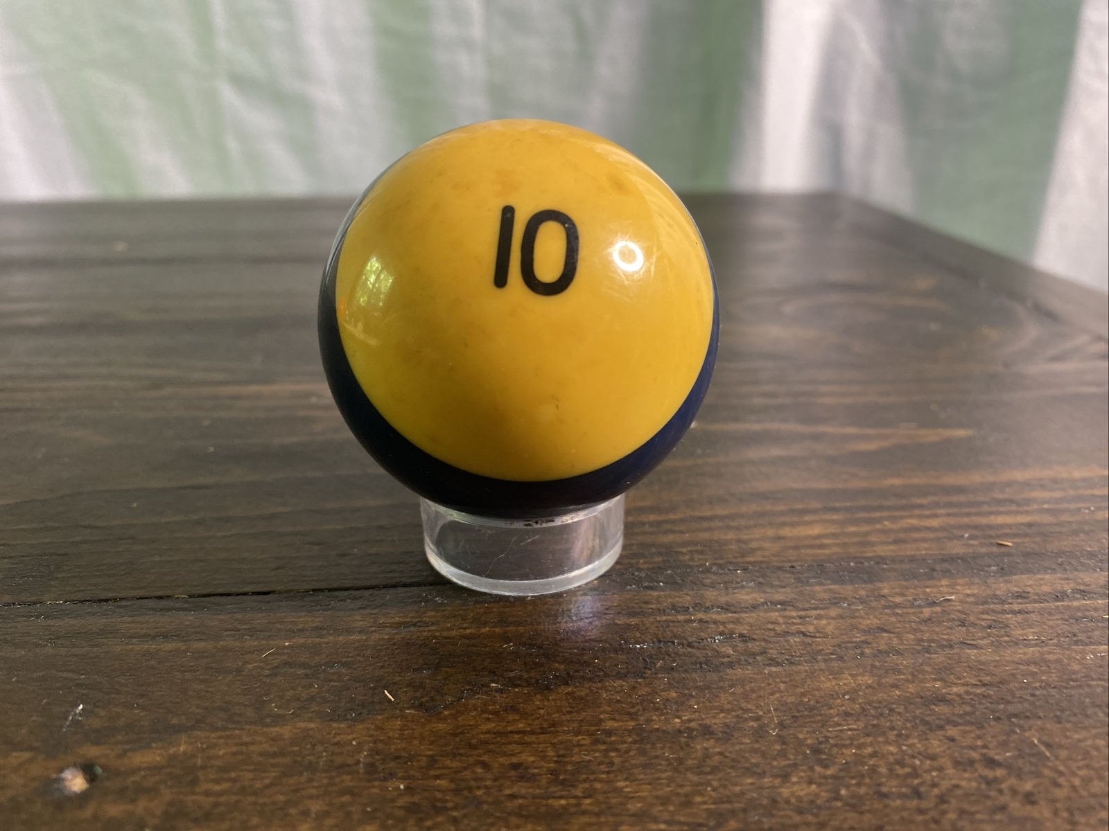 Vintage pool billiards REPLACEMENT BALL number 10 Stripe