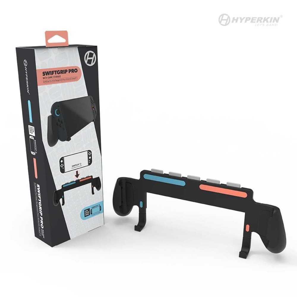 SwiftGrip Pro with Game Storage - Nintendo Switch 2 - Brand New