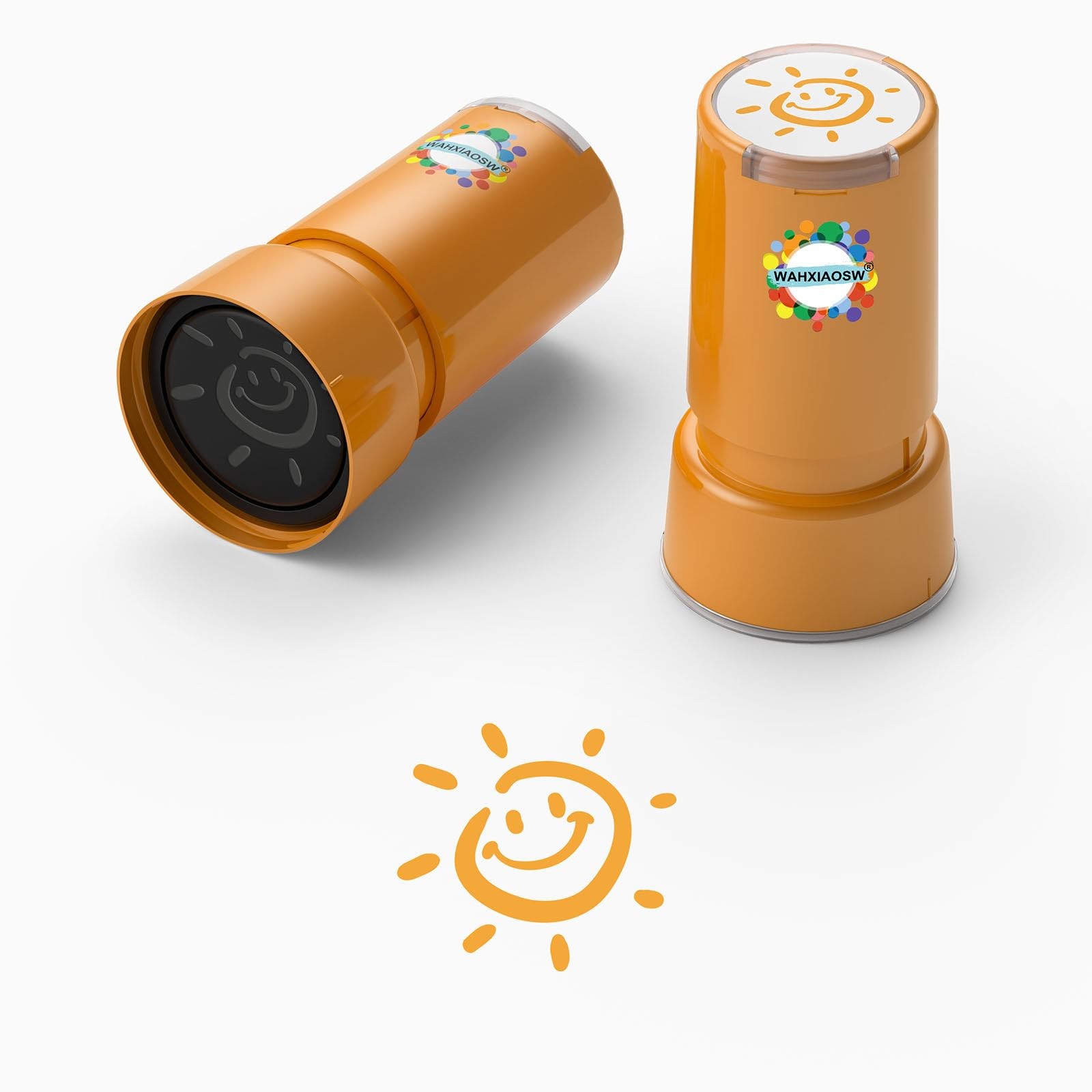 Self Inking Happy Sun Stamp for Teachers Hand Classroom School Greeting Cards