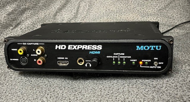 Motu HDX-HDMI  HD Express HDMI Video Interface with AC Adapter   made in USA