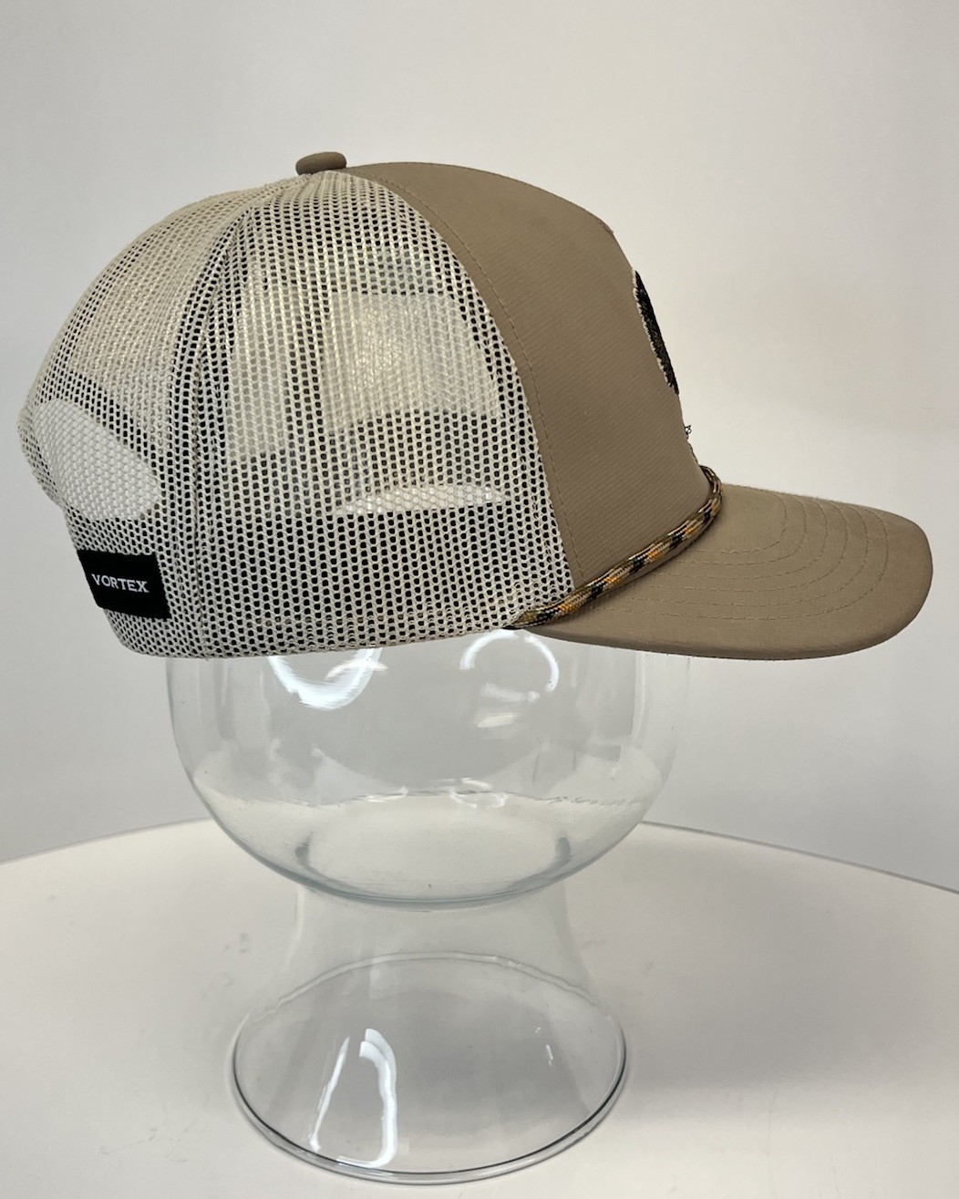 VORTEX Men's Full Strut Turkey Khaki OSFM SnapBack Mesh Trucker Hat / Cap