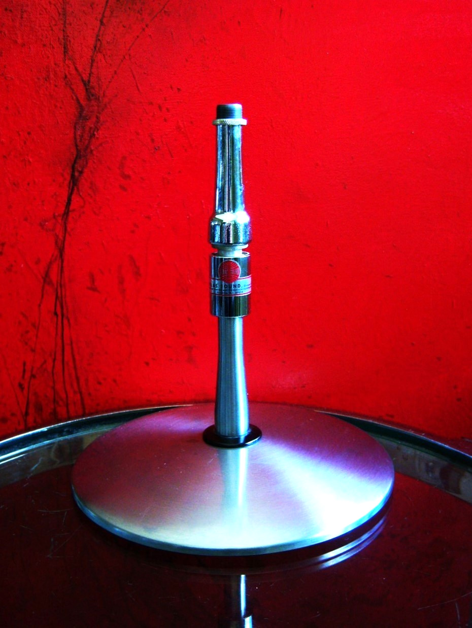 Vintage RARE 1960's Atlas DS-9 microphone stand w VM-1 shock mount DS-5 Shure