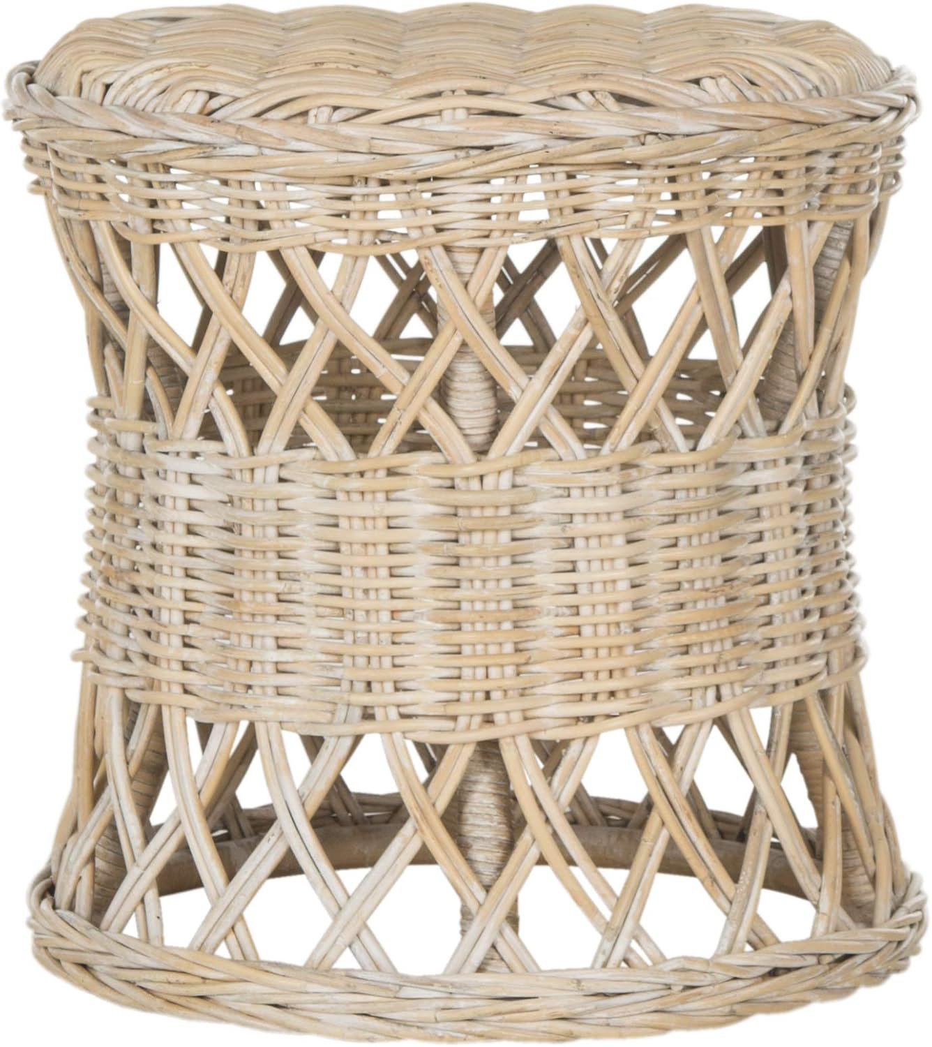 Safavieh Home Collection Desta Natural Wicker round Accent Table