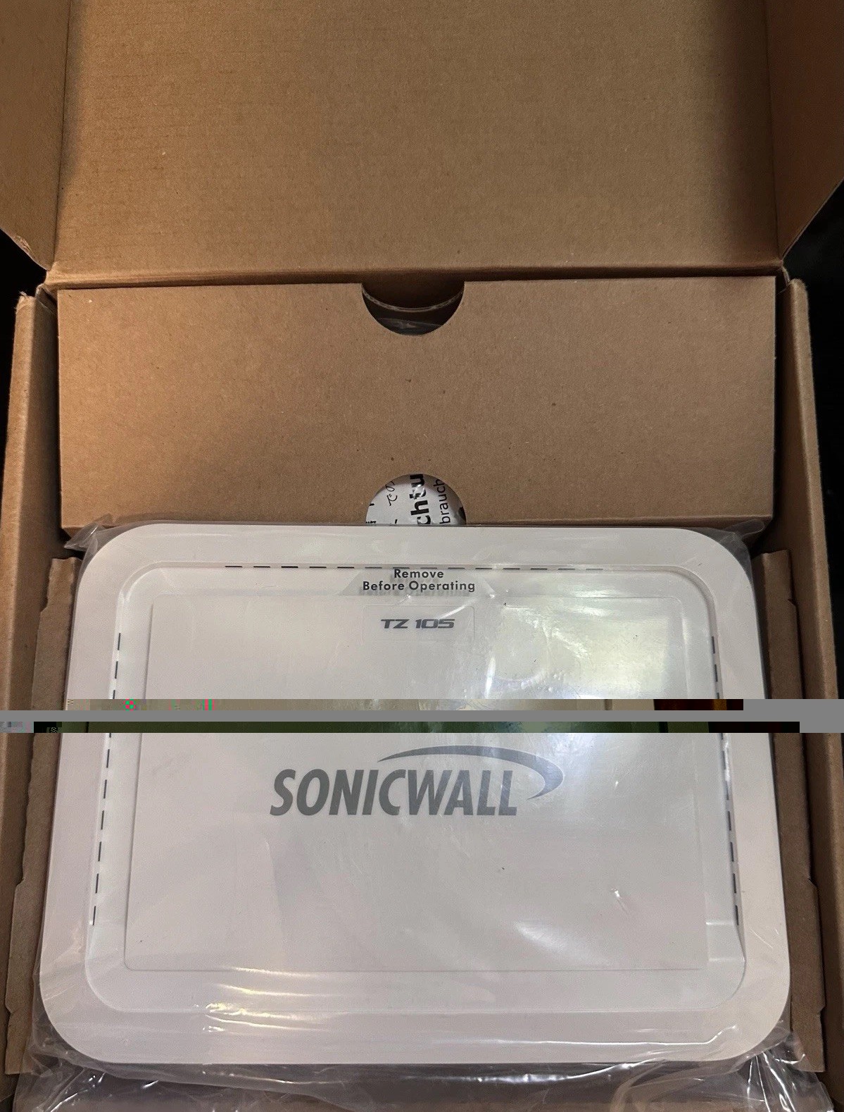 New SONICWALL TZ 105 TOTAL SECURE 01-SSC-4906 Firewall Security Appliance