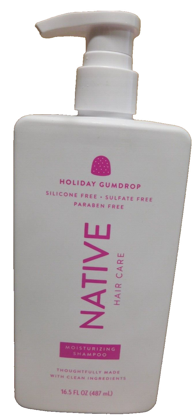 Native Hair Care Moisturizing Shampoo Holiday Gumdrop 16.5 fl oz,Silicone Free