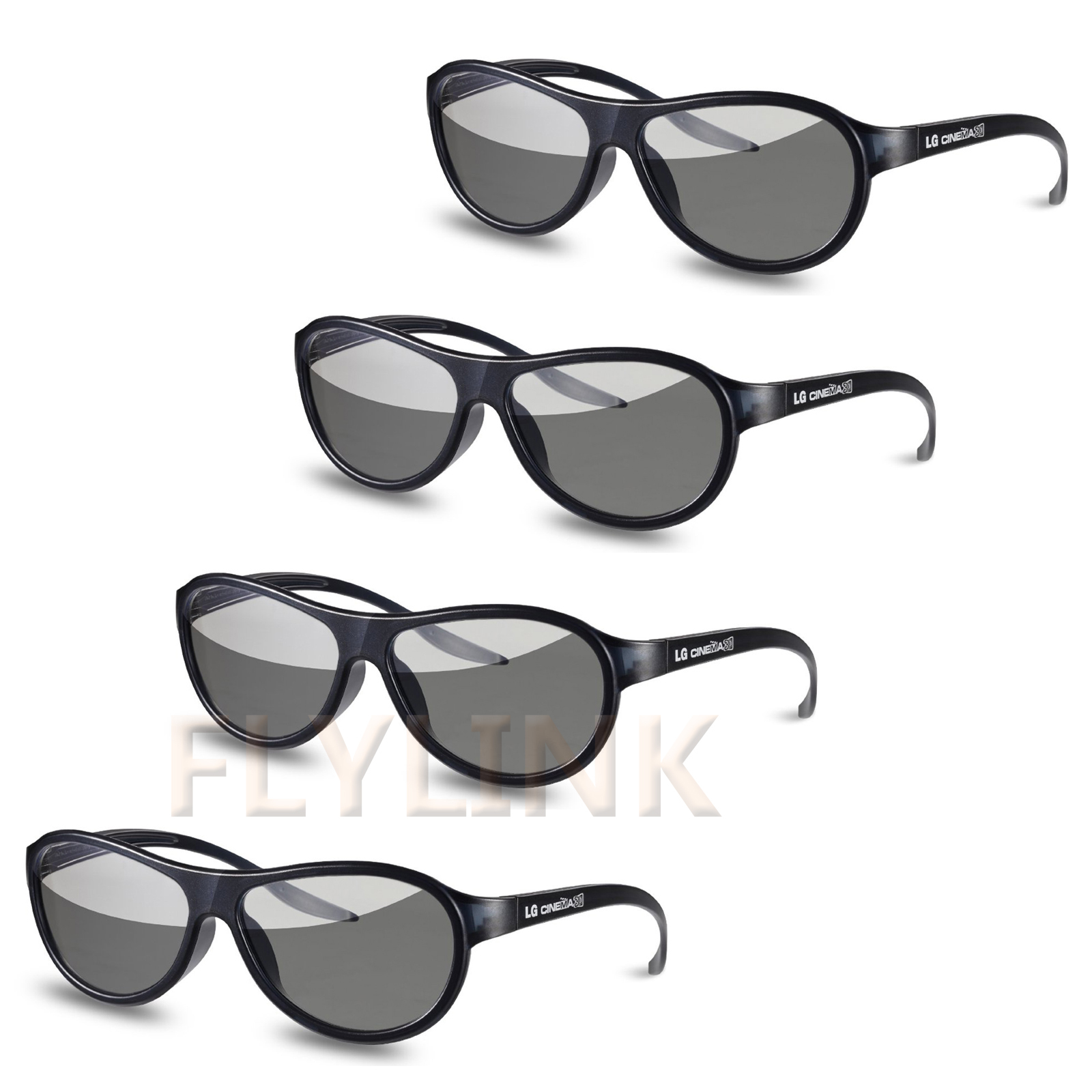 4 Pairs LG Cinema AG-F310 3D Polarized PASSIVE GLASSES for LG TCL LCD LED TV