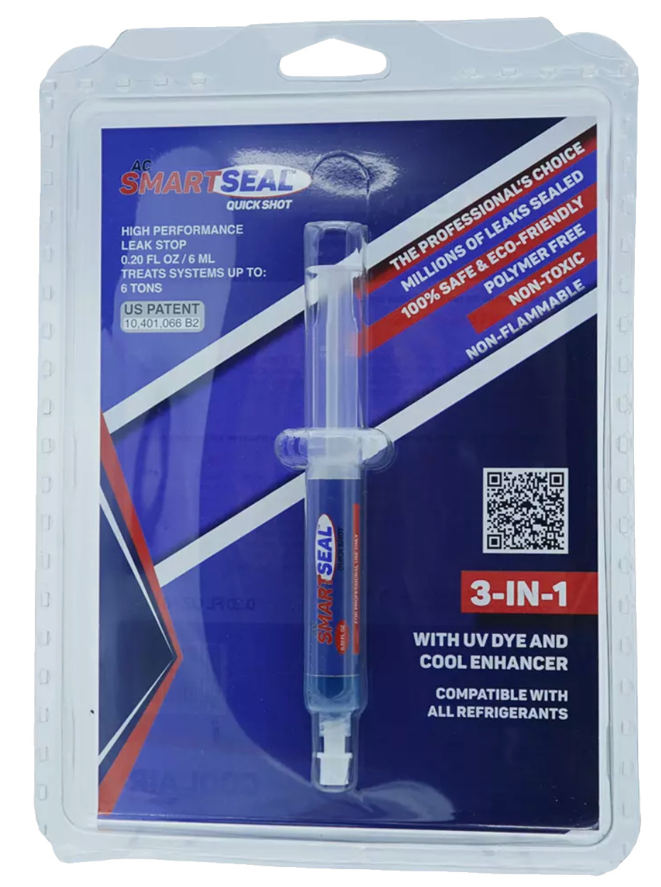 Cool Air Products AC SmartSeal 3-IN-1 Quick Shot Leak Stop with UV DYE