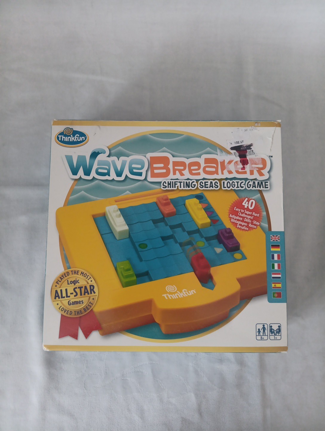 Think Fun Wave Breaker Shifting Seas Logic Game Complete with Box & Instructions