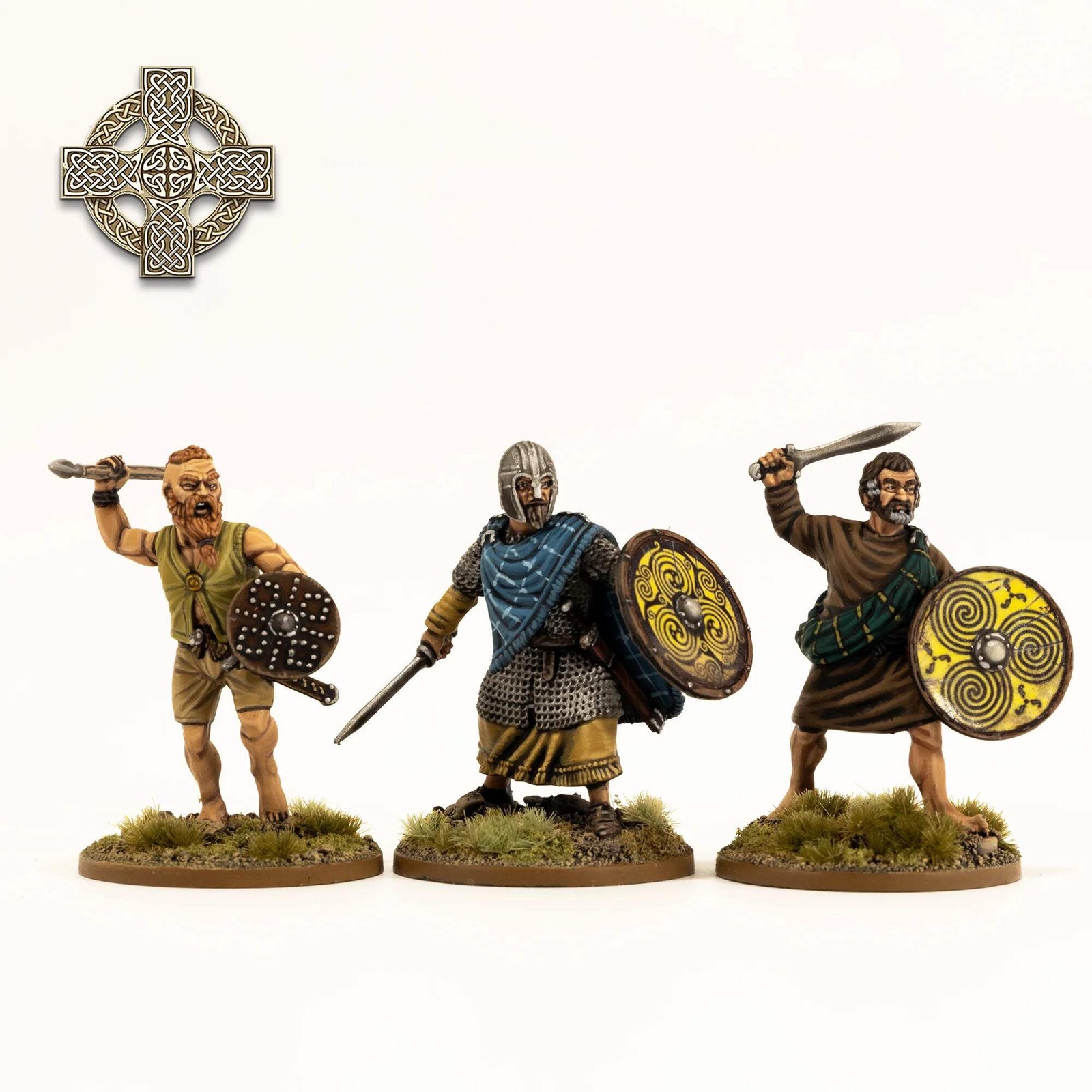 Victrix Irish Warriors Command Sprue | x9 28mm Miniatures