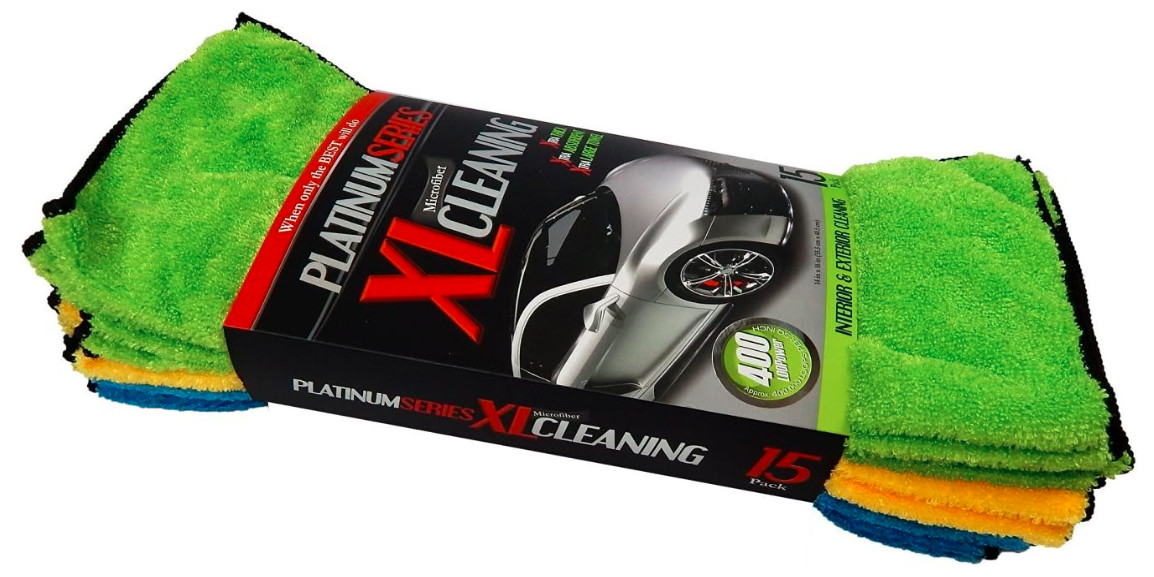 Car Cleaning Microfiber Towel Clean Interior Exterior Super Absorbent XL 15 Pack