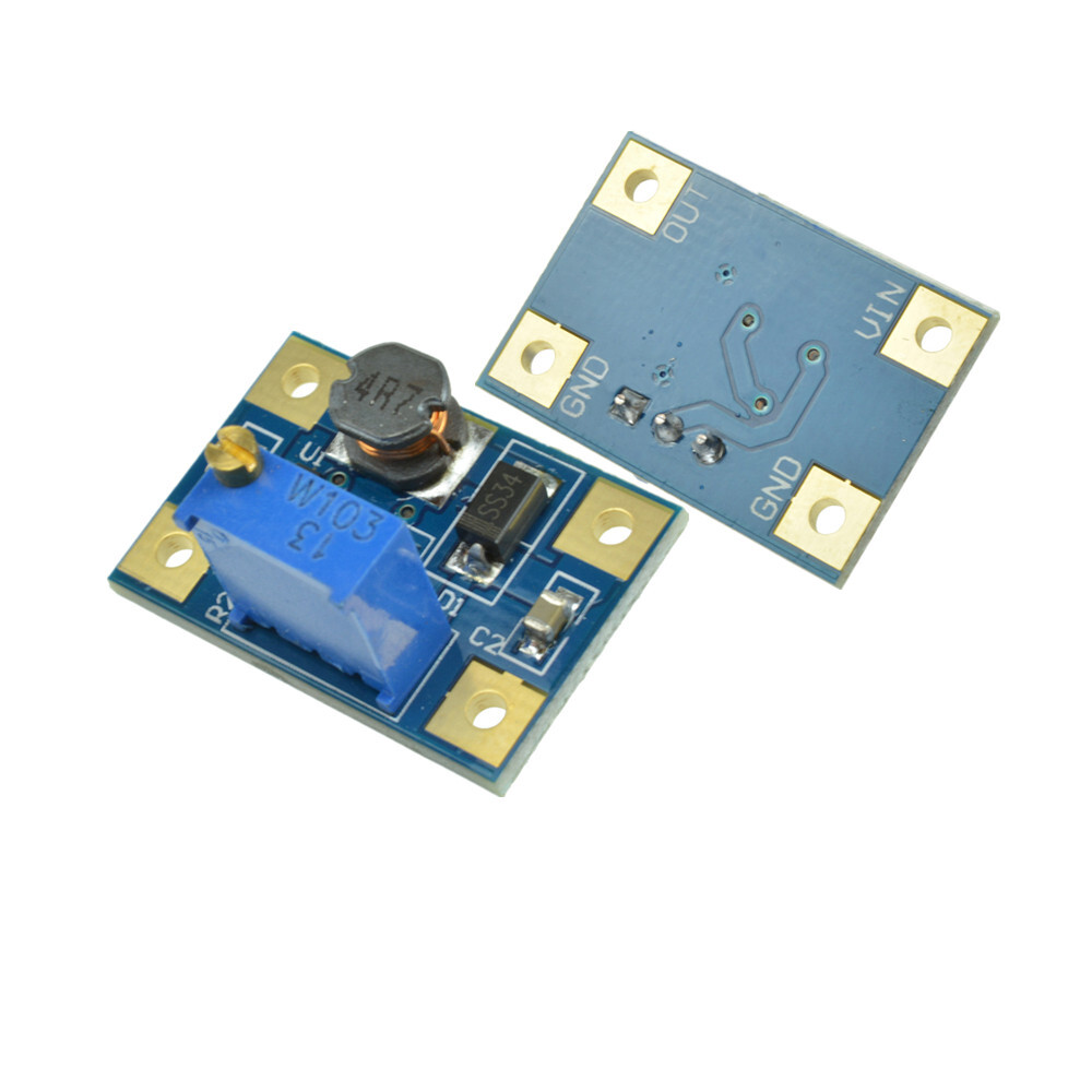 2PCS DC-DC SX1308 2A Converter Step-UP Adjustable Power Module Booster