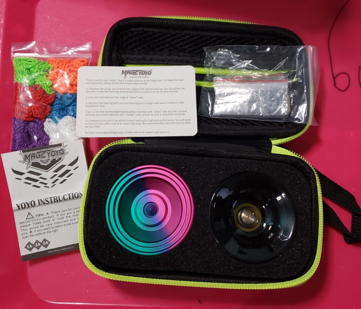 Pack of 2 Yoyos, Professional Yoyo K2, Responsive Yoyo for Kids Beginners