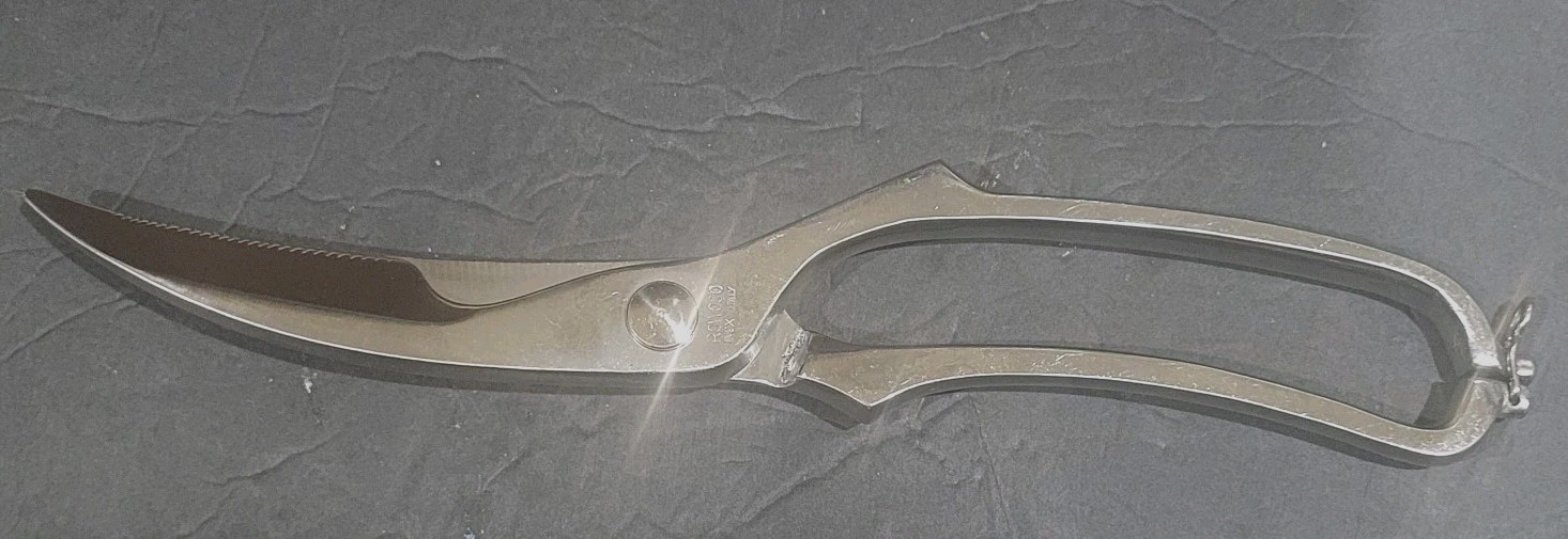 Vintage Rowoco Stainless Steel Poultry Shears/Scissors. Made In Italy.