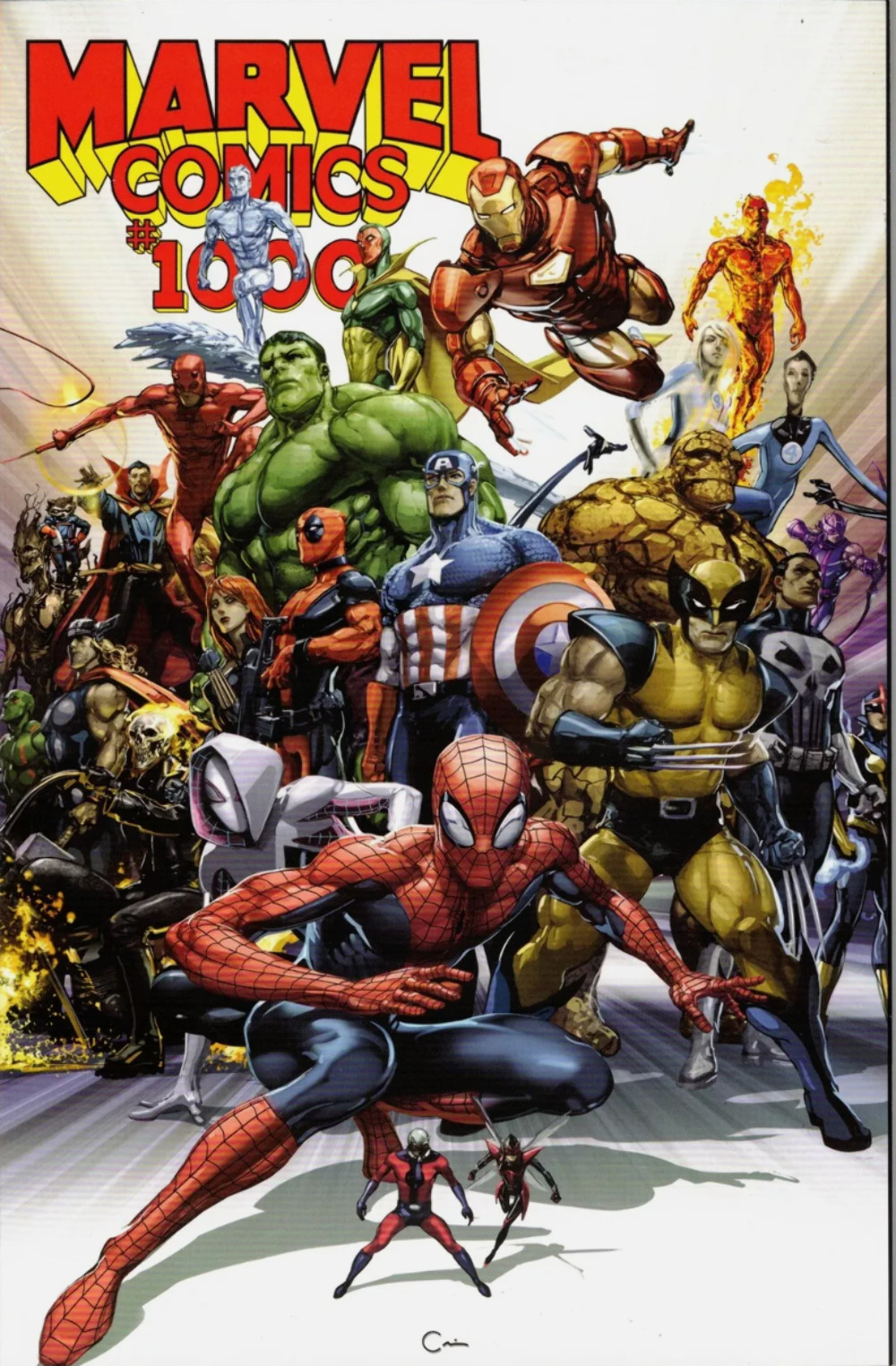 MARVEL COMICS #1000 CRAIN 1:50 VARIANT 2019