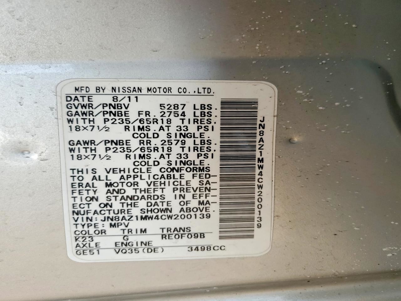 Temperature Control Temperature Control Fits 10-14 MURANO 898223