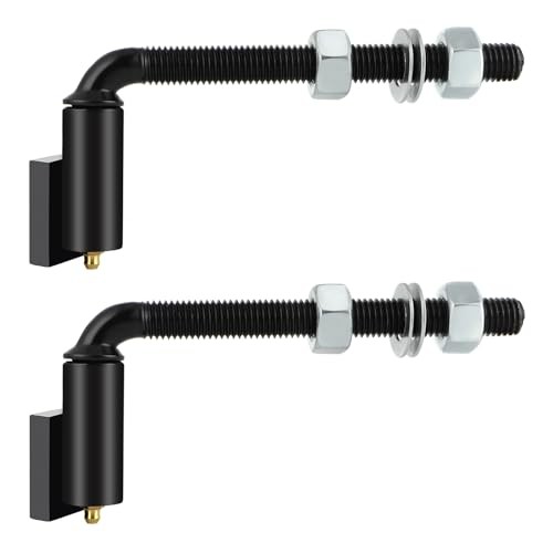5/8" J-Bolt Hinge, Heavy Duty Gate Hinge, Adjustable Barrel Hinge, Total Load