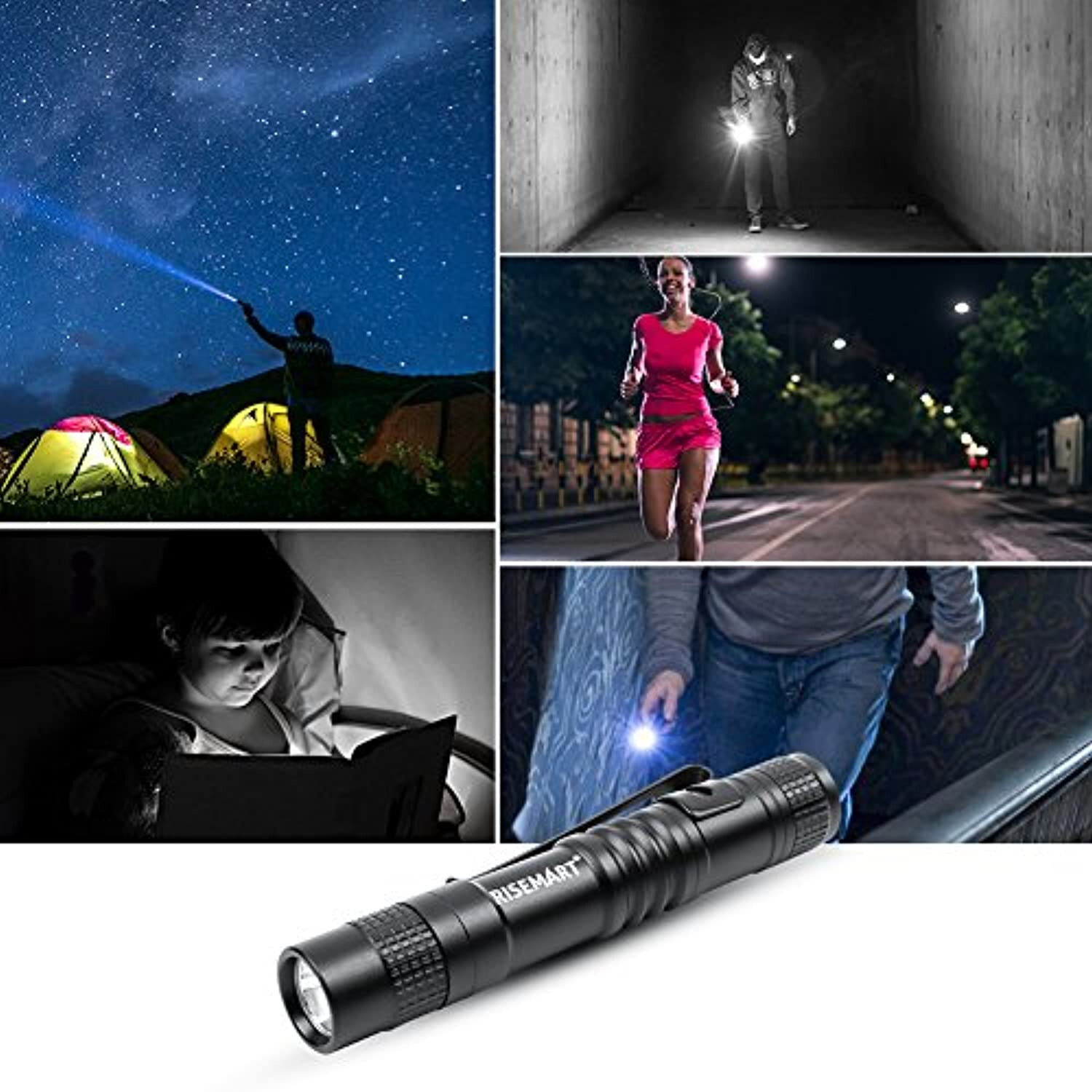 Small Mini LED Flashlight Handheld Pen Light Tactical Pocket Torch Flashlights