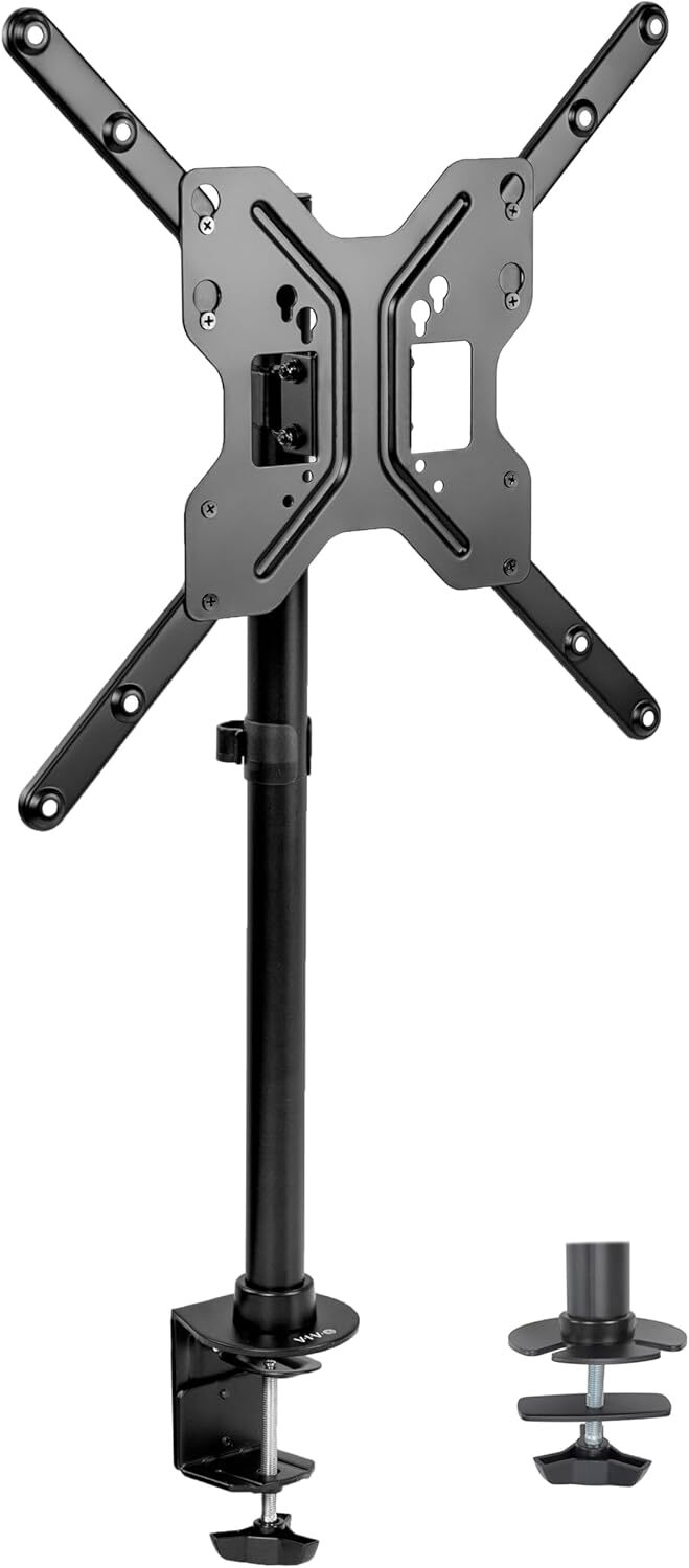 Ultra Wide TV Desk Mount for up to 55 inch Screens Weighing 66 lbs