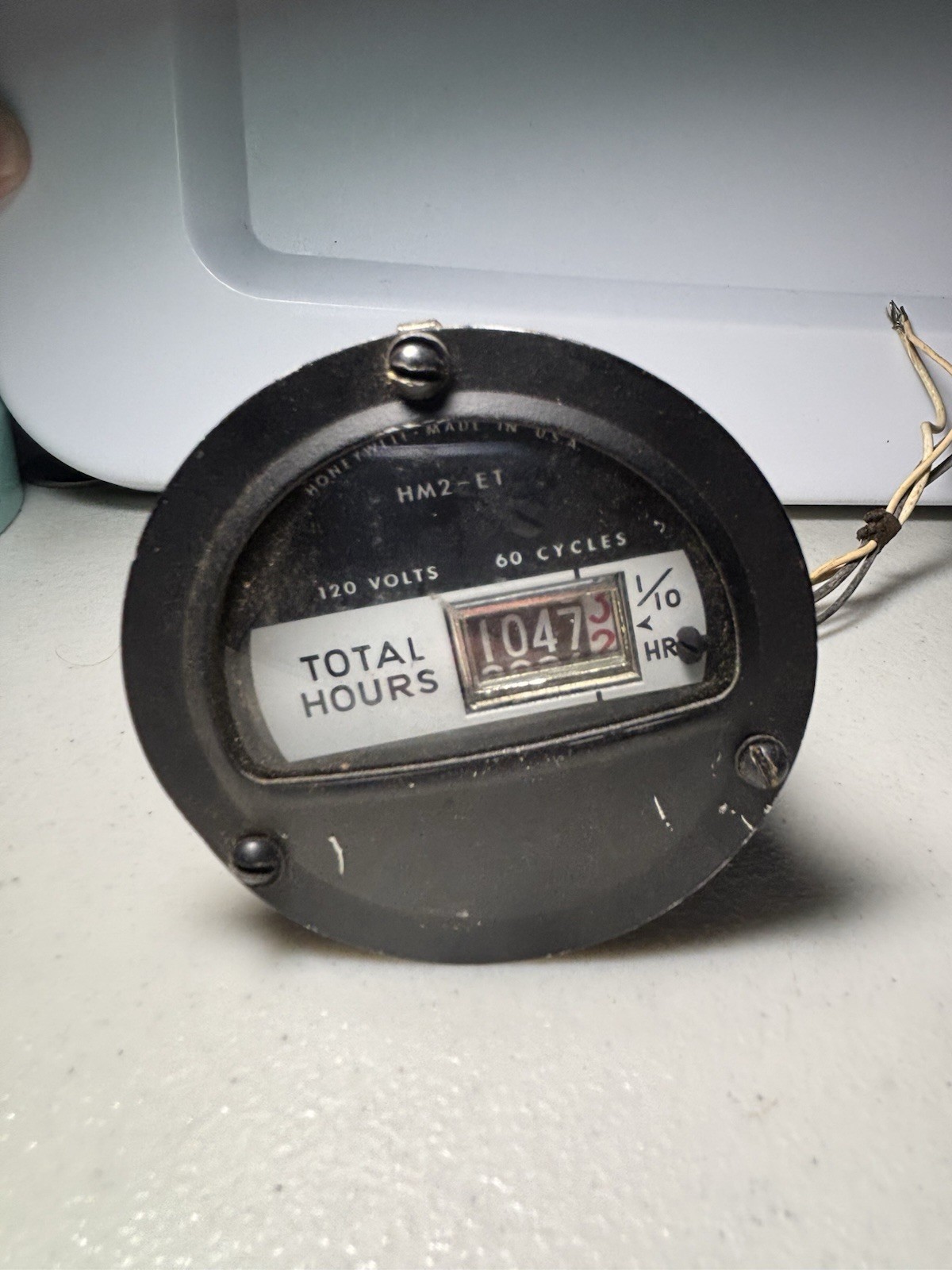 Vtg Honeywell Marion Electric HM2-ET hours meter 120 volts/60 cycles - Untested