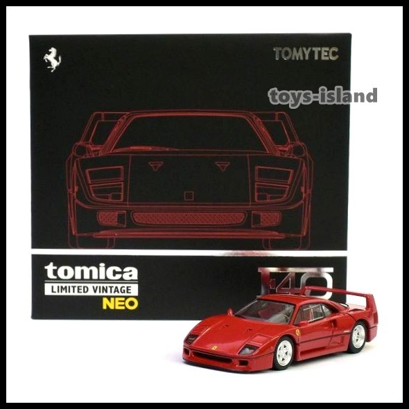 Tomica Limited Vintage NEO TLV Ferrari F40 1989 Red 1/64 Tomytec LV 2025 Nov
