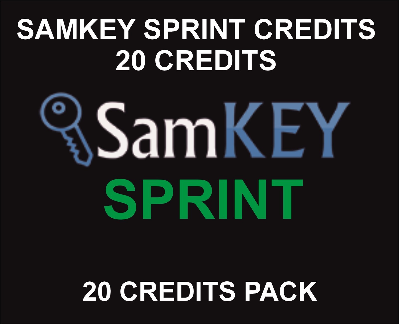 SamKey SPR Credit Pack, 20 Credits