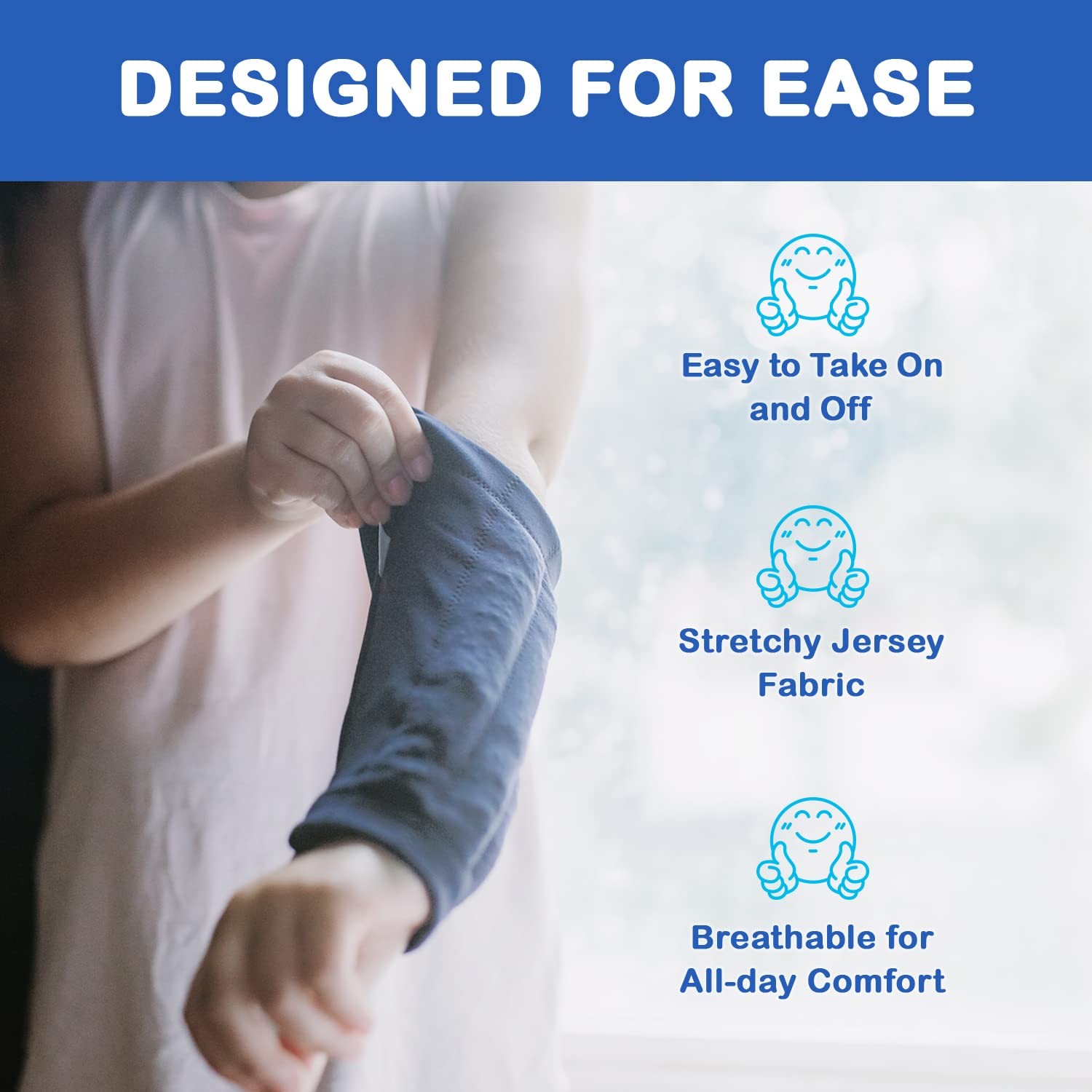 Weighted Compression Sleeve (Size: SMALL,1/2lb. Single) Tremor Control, Stren...