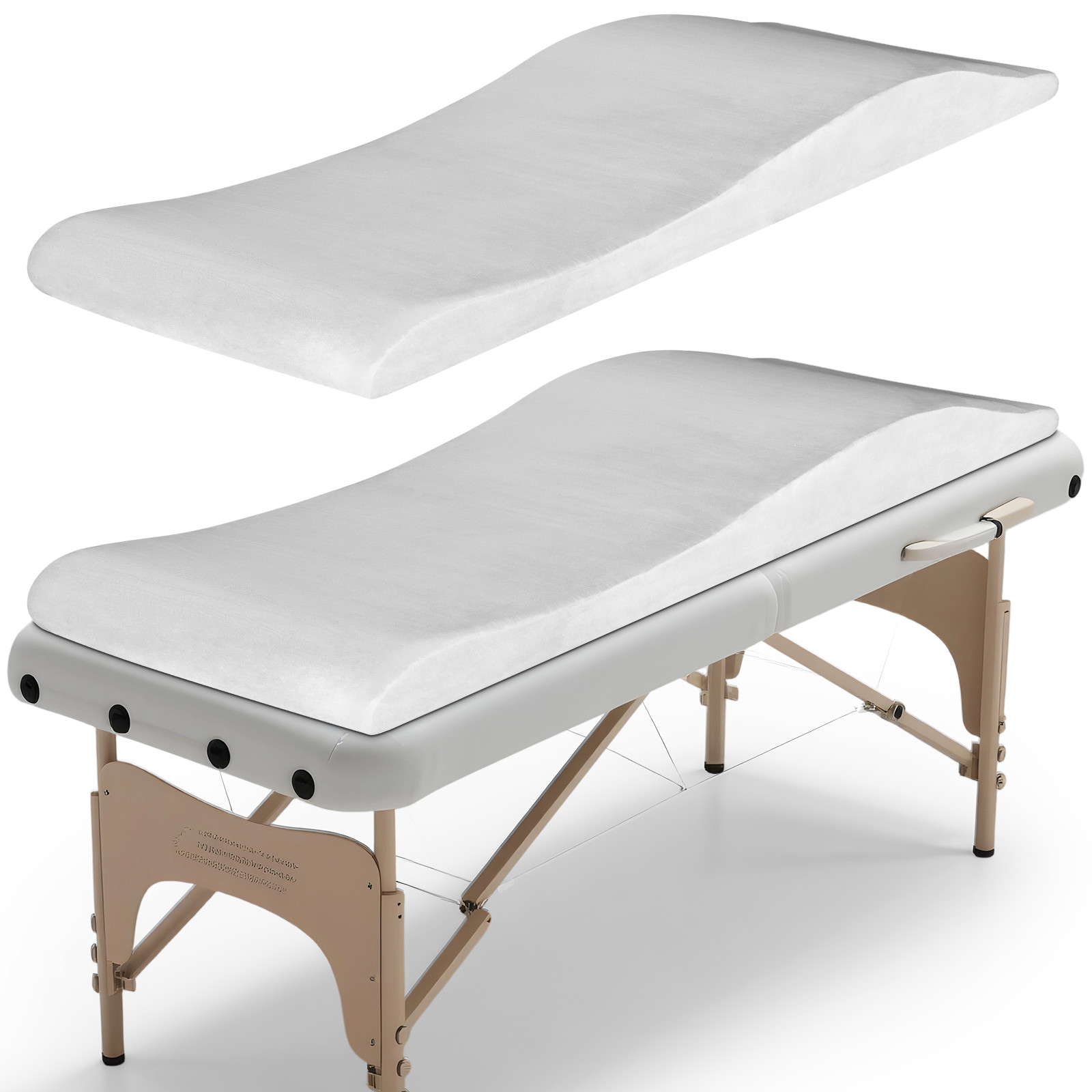 Ergonomic Lash Bed Topper, Massage Bed Topper, High Density Lash Bed Foam Topper