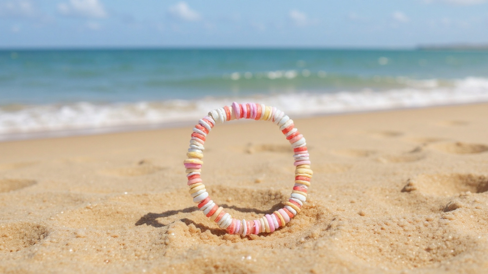 Natural Pink Shell Bracelet