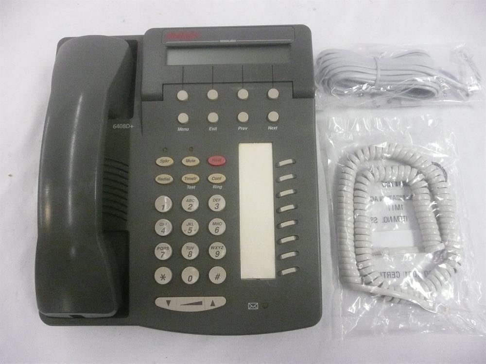 Avaya 6408D+ 108163924 Grey 8 Button Digital Telephone with Display