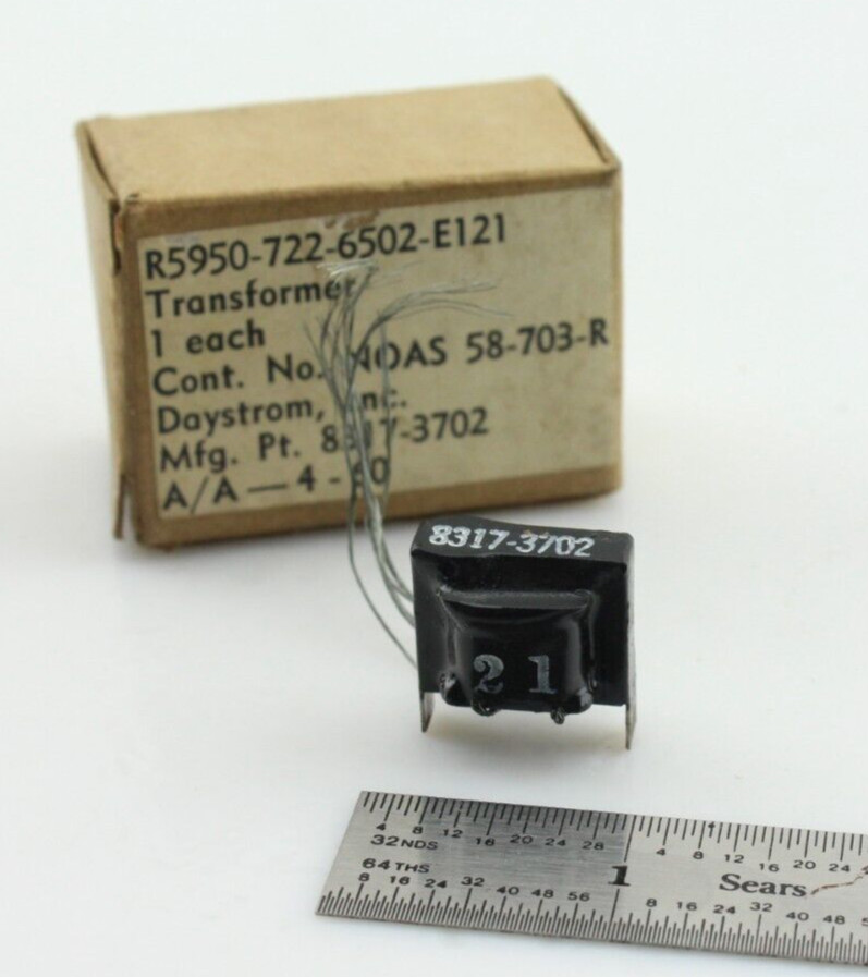 New NOS Qty 1 Daystrom Transformer 8317-3702 R5950-722-6502-E121 USA