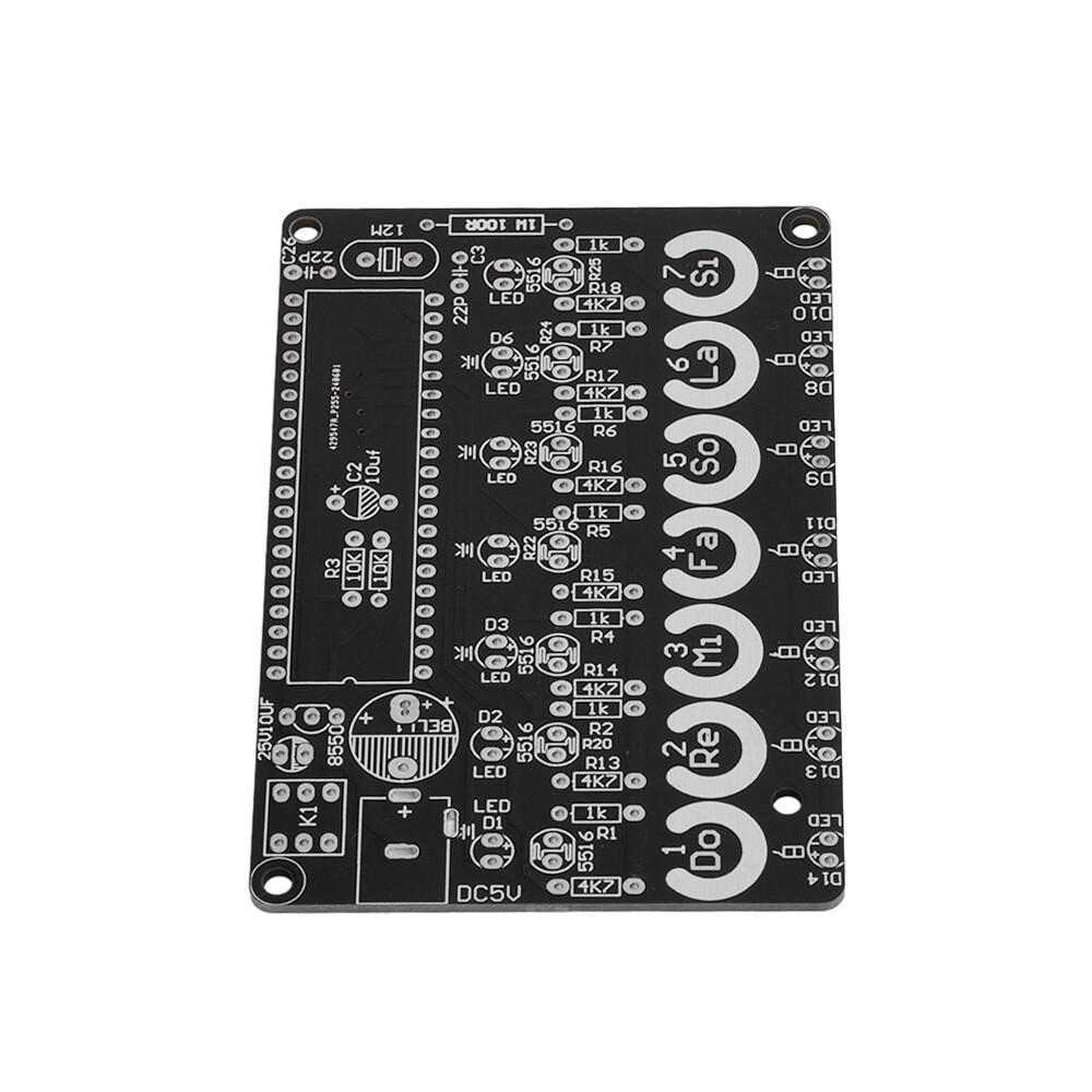 51 Microcontroller Stringless Optoelectronic Piano DIY Keyless Qin Welding Kits