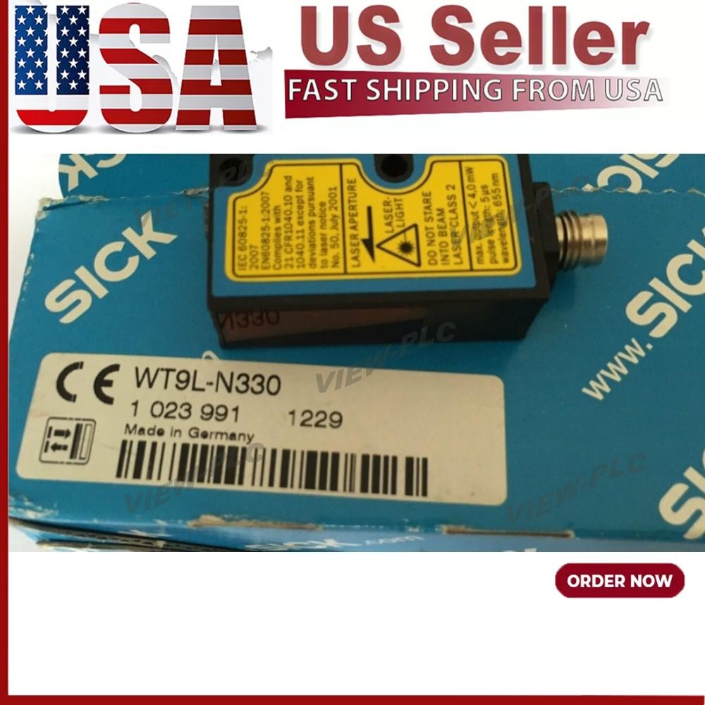 NEW SICK WT9L-N330 PLC PHOTOELECTRIC PROXIMITY SWITCH, NPN M8 60MM FOCUS