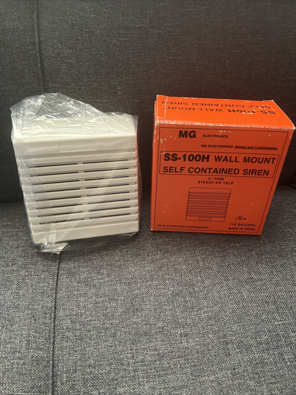 MG Electronics SS-100H Wall Mount Self Contained Siren 15 Watt