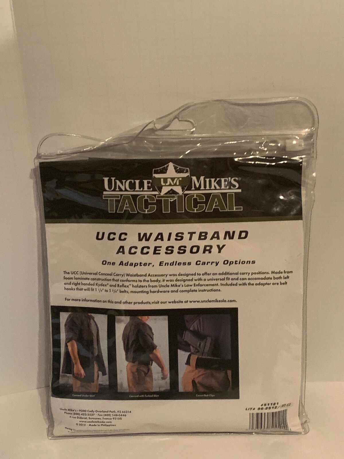 Uncle Mikes Tactical UCC Inside Waistband Adapter Accessory Conceal Carry