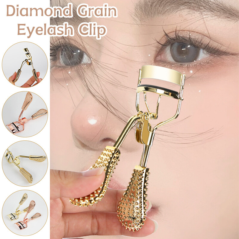 Diamond Grain Eyelash Clip Eyelash Curler Cosmetic Makeup Tools Clip Lash Curler