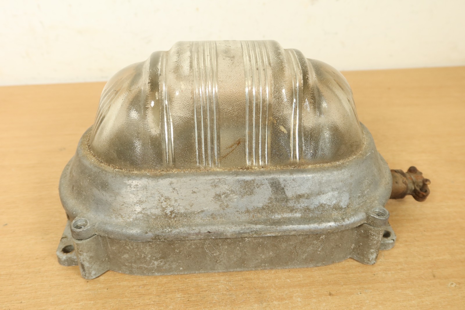 Vintage Coughtrie Glasgow Bulkhead Light A116 Industrial Wall / Ceiling Lamp