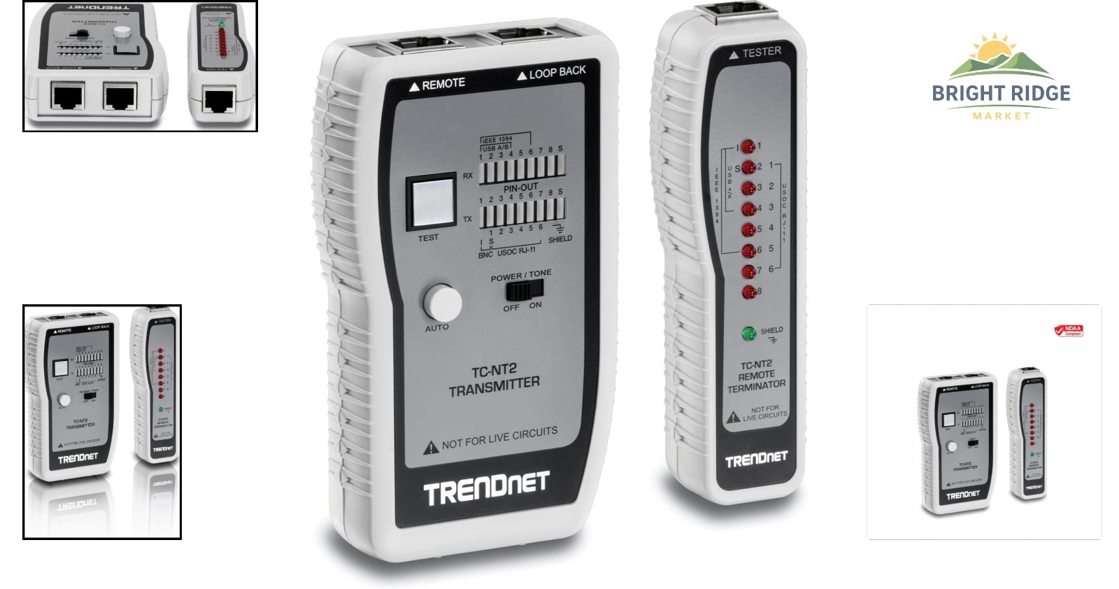 Ethernet and USB Cable Tester with Accurate Pin Configuration Testing Up to 300m