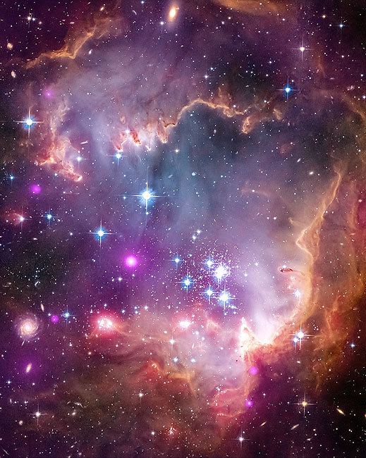NASA HUBBLE TELESCOPE SMALL MAGELLANIC CLOUD 8x10 GLOSSY PHOTO PRINT