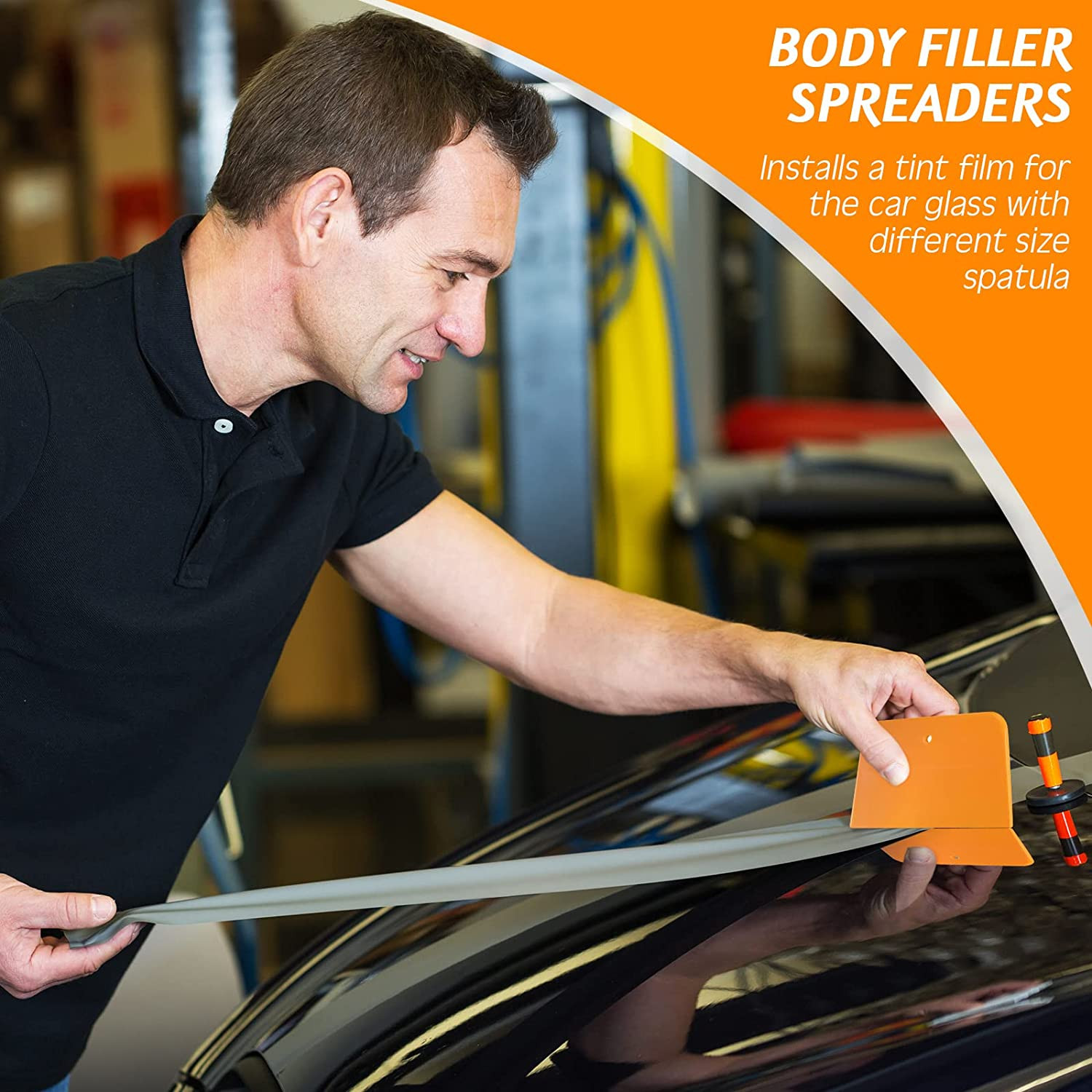 Body Filler Spreaders Plastic Tools for Automotive Applying Putties Glazes Ca...