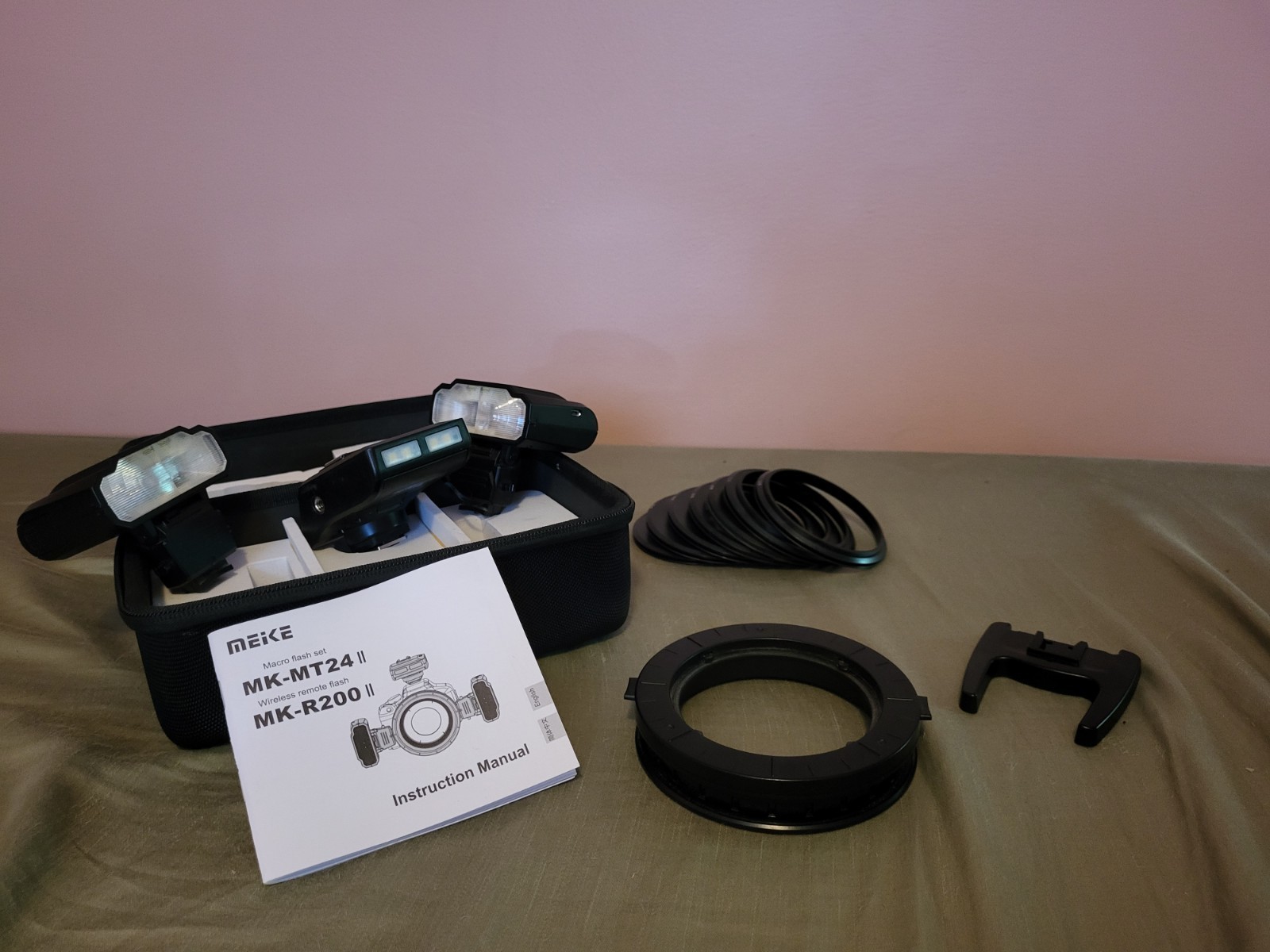 Meike MT-24 II Macro Flash Photography Set for Canon EOS