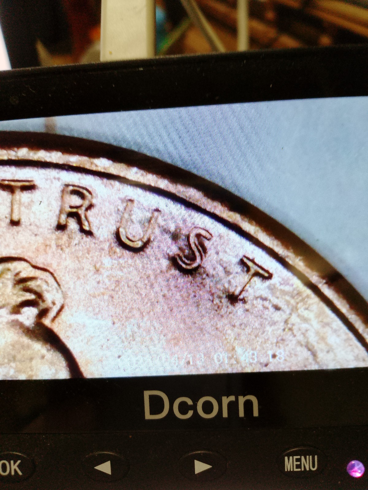 1988D penny with DDO DDR 007