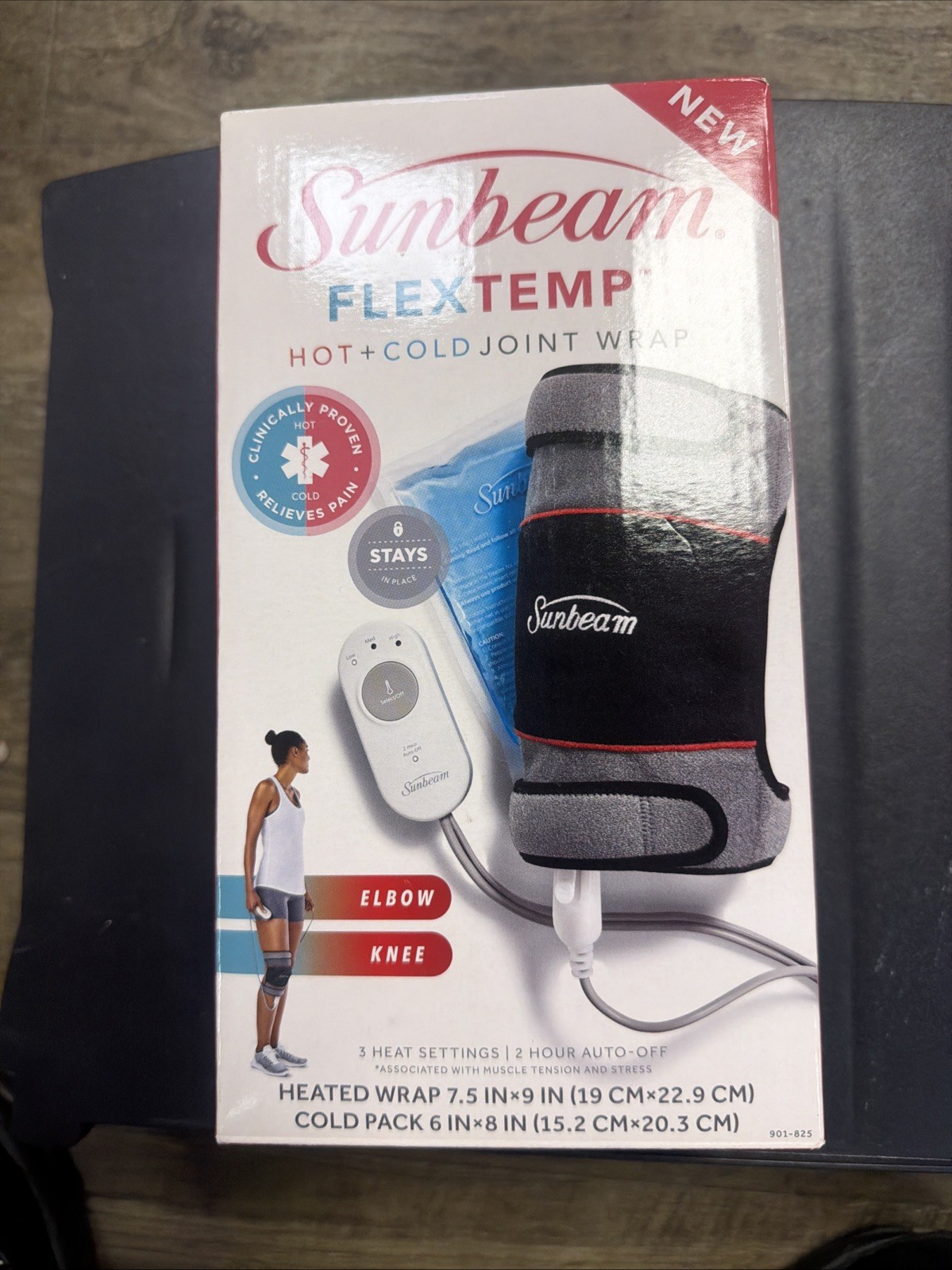 SunBeam Flex Temp Hot & Cold Joint Wrap For Pain Relief