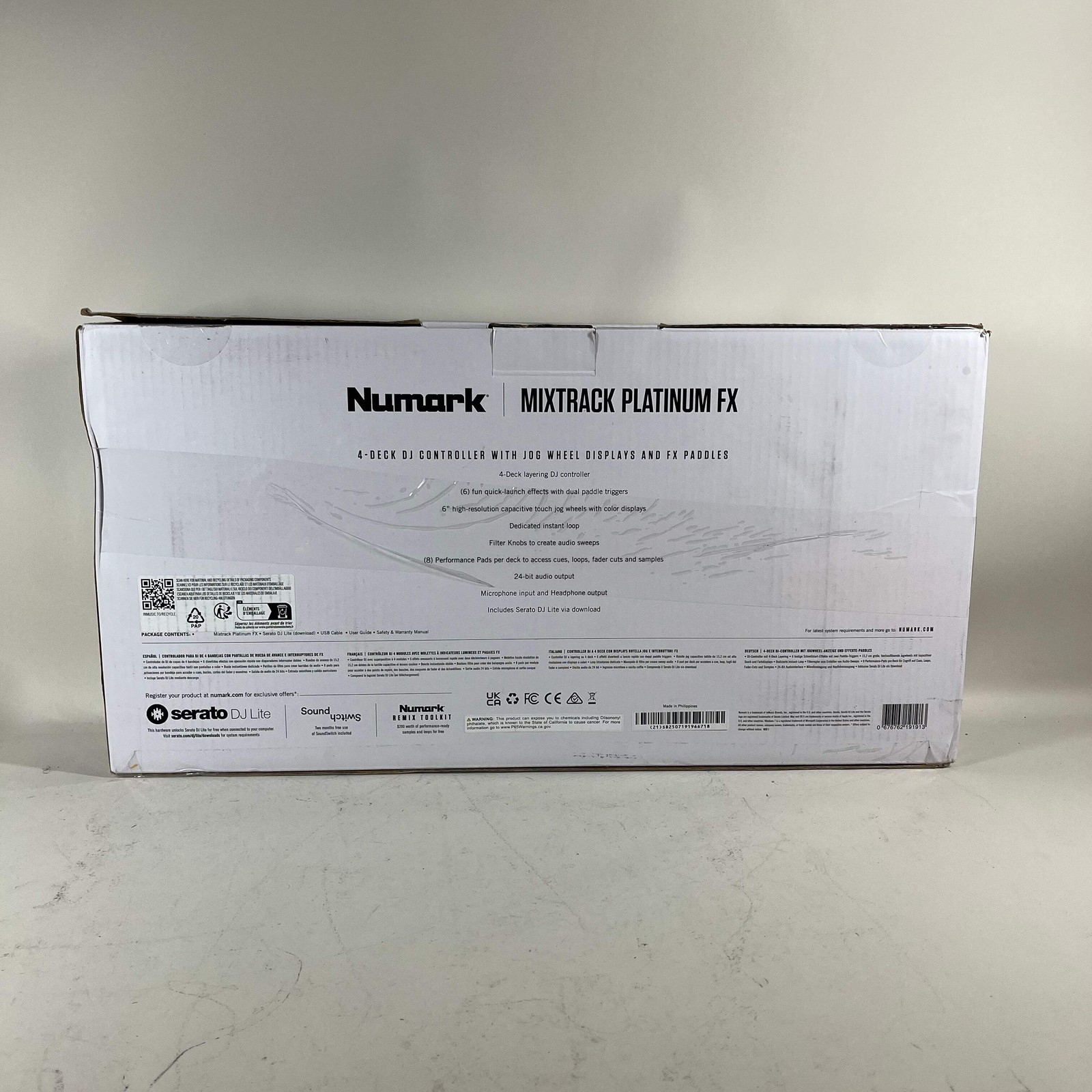 Numark Mixtrack Platinum FX 4-Deck Layering DJ Controller