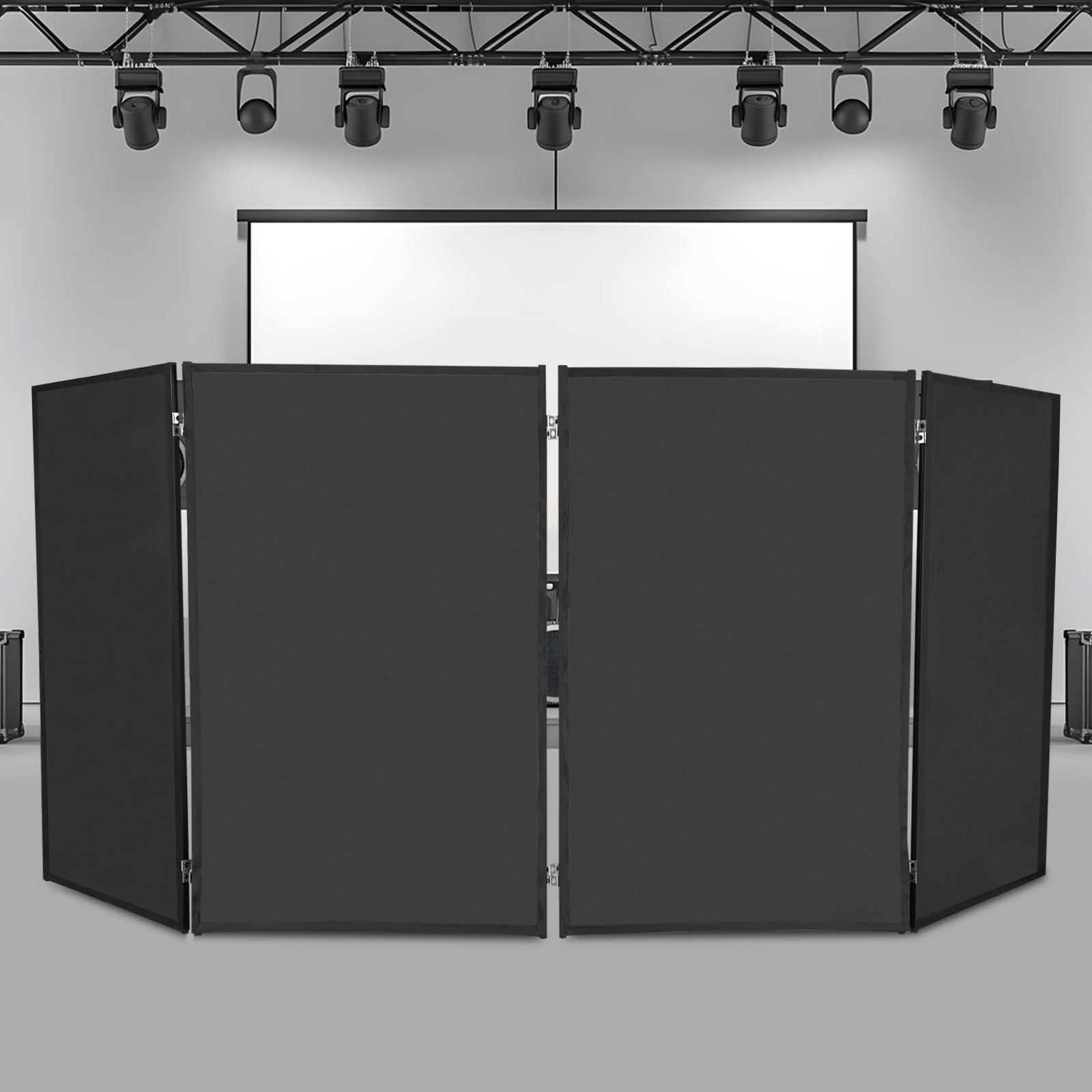 DJ Foldable Booth Panels Portable Facade Event Booth Panels Detachable Cover NEW