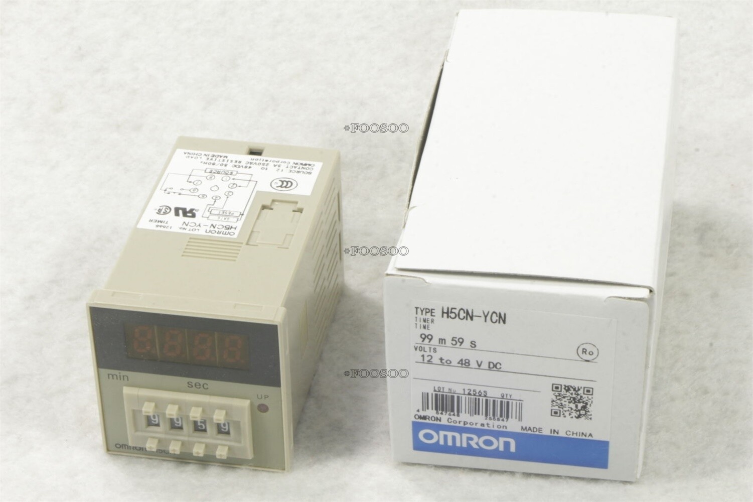 1Pcs Omron Timer H5CN-YCN H5CNYCN 12-48VDC