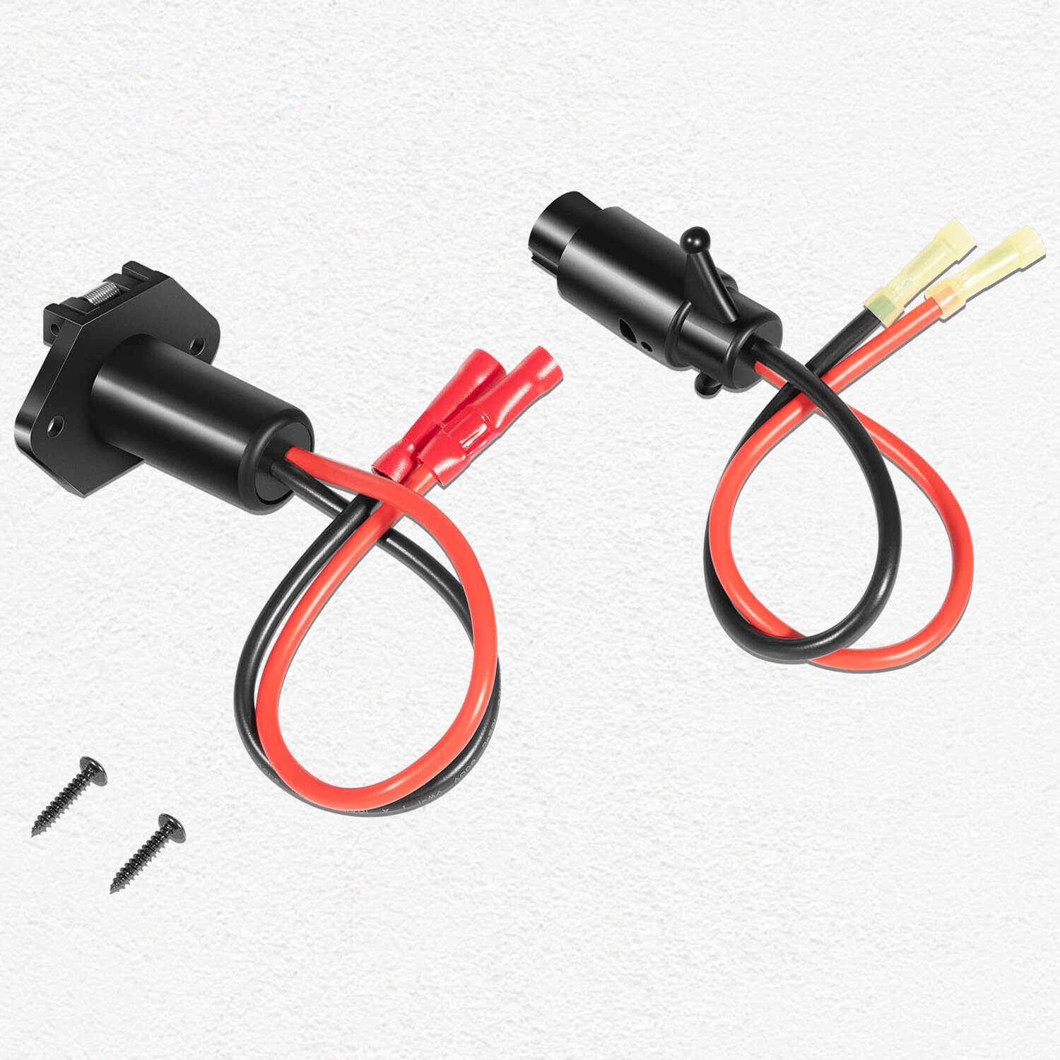 Trolling Motor Plug Receptacle Set for Marine Boat 14365-6 Male14366-6 Connector