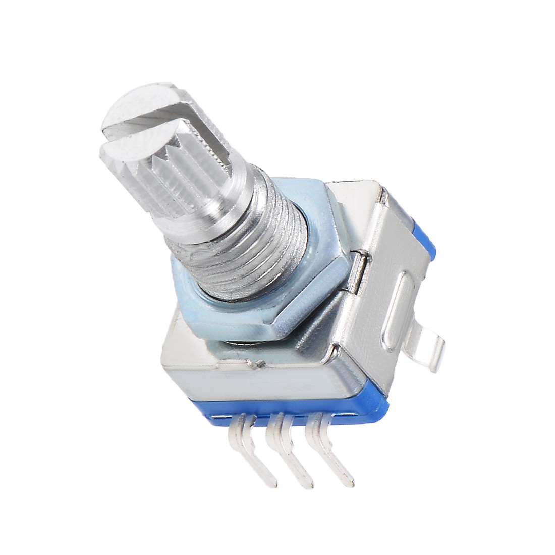 5 Pcs EC11 7 Pins 15mm Shaft  Code Switch Potentiometer  360 Degree