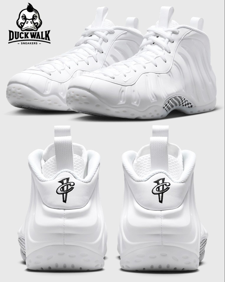 Nike Air Foamposite One Triple White HJ5195-100 Men's Multi Size NEW